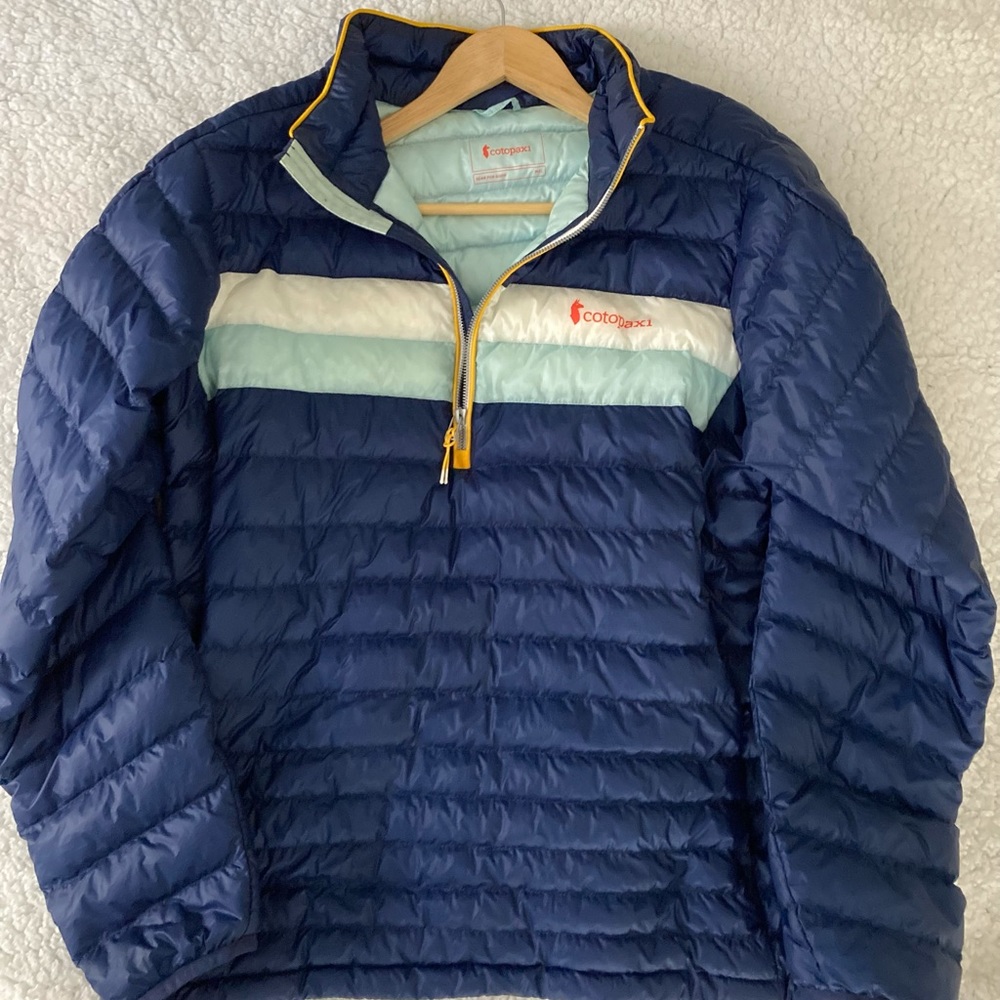 Men’s Fuego Pullover Down Quarter Zip Jacket Size XL